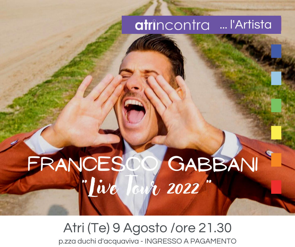 Francesco Gabbani - 9 agosto